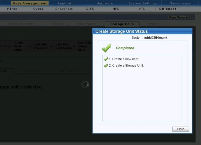 Storage unit and user created